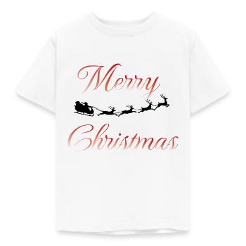 Joyeuses Fêtes - T-shirt Enfant - blanc - Devant - AI Model Kid Male (0cm)