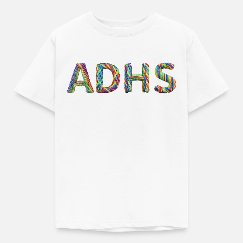 ADHS - Kinder T-Shirt - Weiß