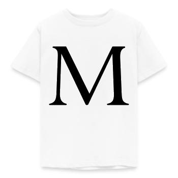 m - Kinder T-Shirt - Weiß - Vorne - AI Model Kid Male (0cm)