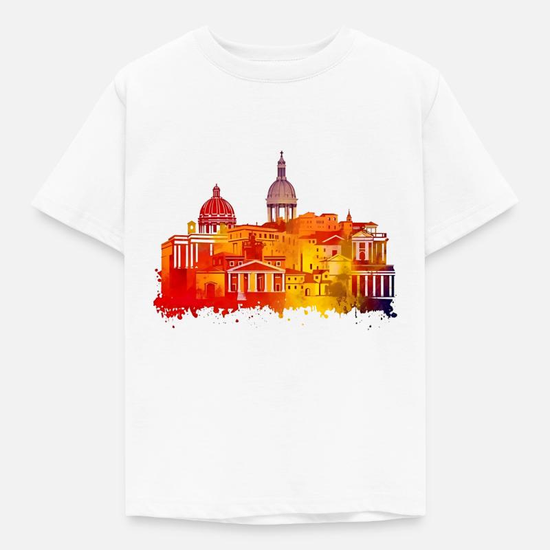 Roma, la capitale d'Italia - Maglietta per bambini - bianco