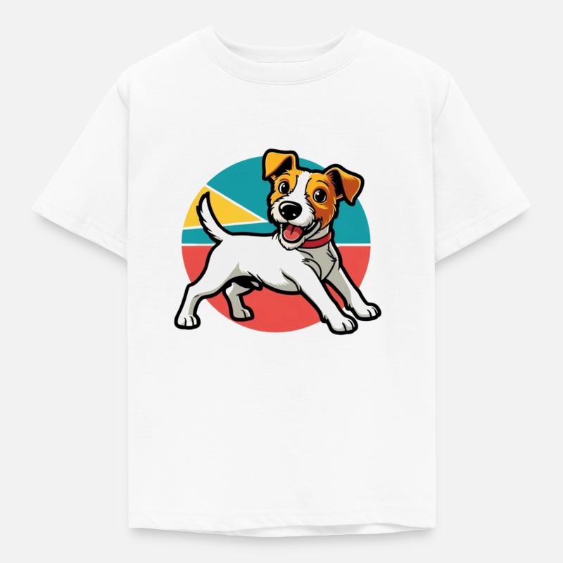 Jack Russel Terrier - Kinder T-Shirt - Weiß