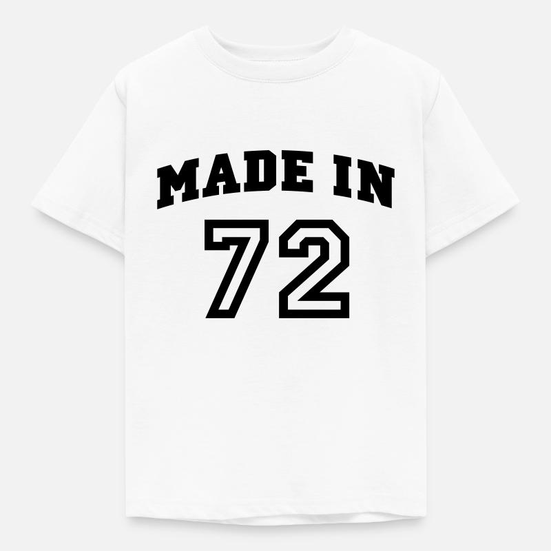 mp_madein72a - T-shirt Enfant - blanc