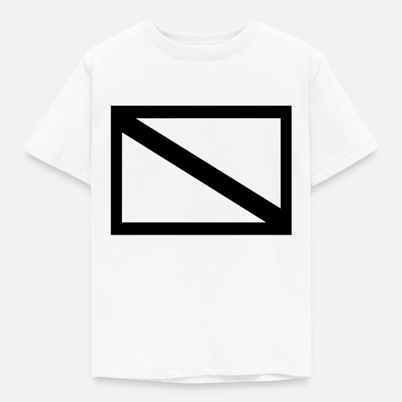 DiveFlag - Kinder T-Shirt - Weiß