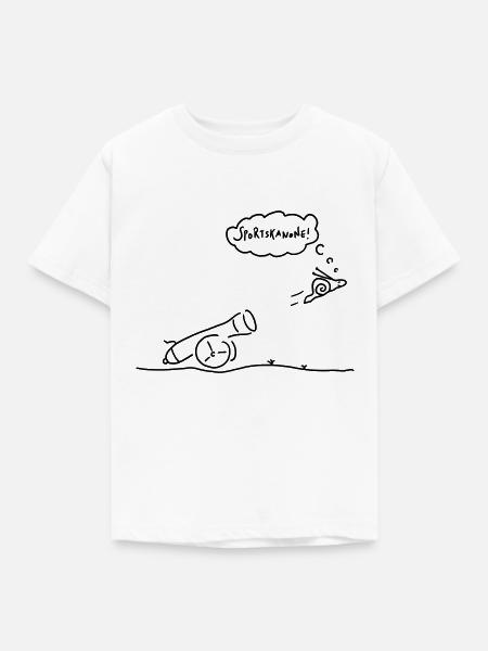 sportskanone - Kinder T-Shirt - Weiß
