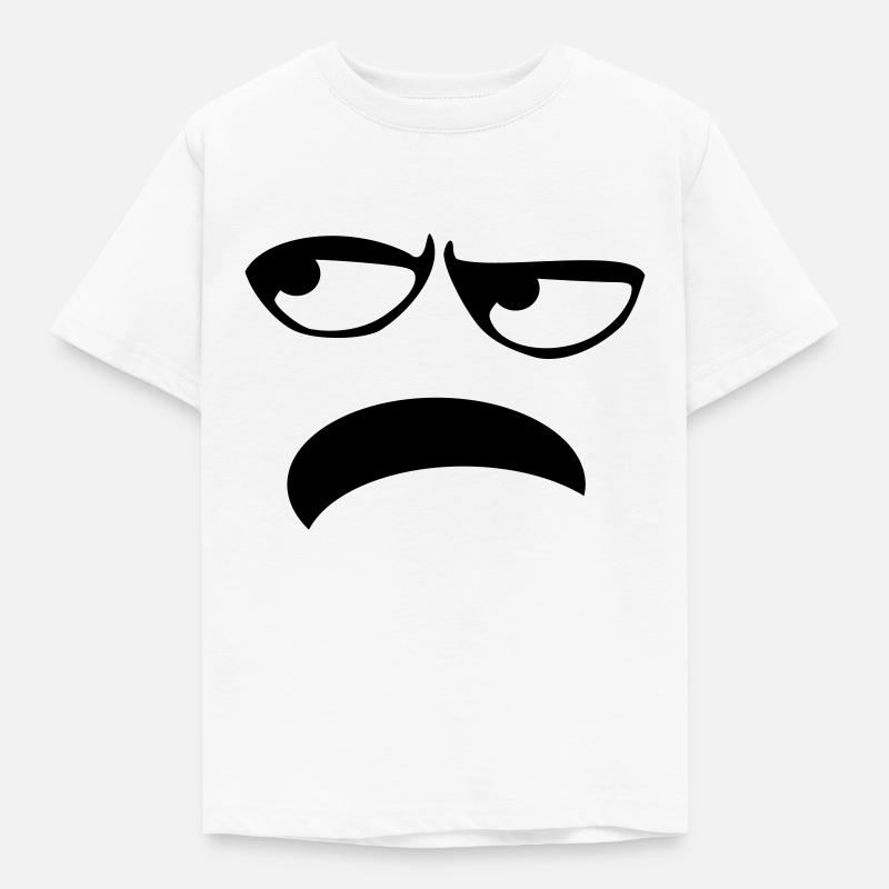 GRIM FACE GENERVT GIFT IDEA - Kids' T-Shirt - white