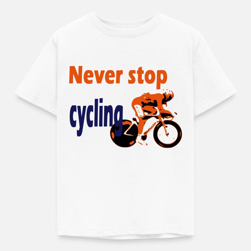 Cyclisme - T-shirt Enfant - blanc