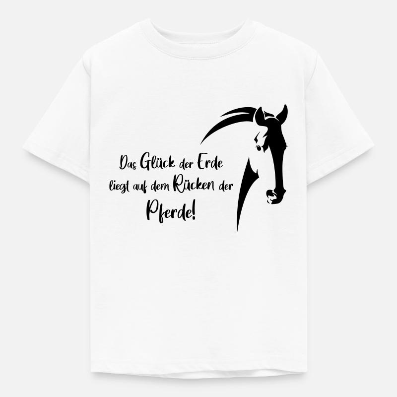 das glueck der erde - Kinder T-Shirt - Weiß