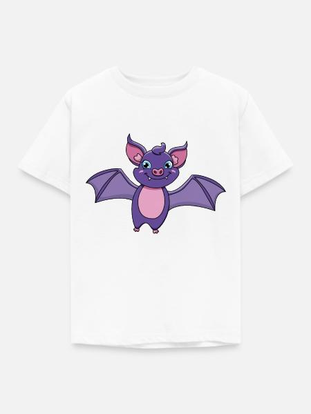 Fledermaus - Kinder T-Shirt - Weiß