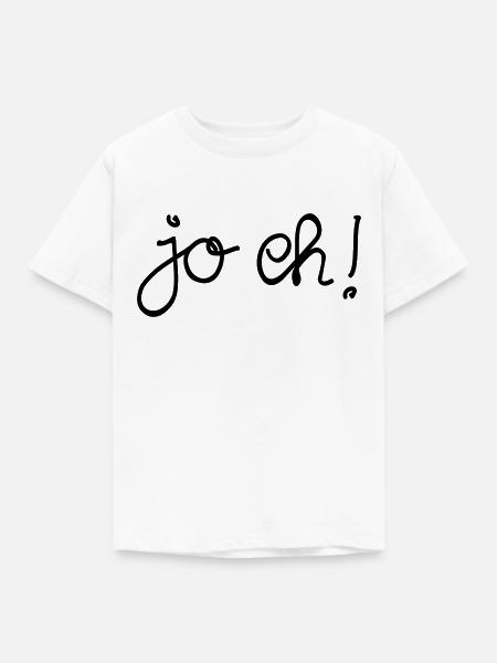 ja eh! - Kinder T-Shirt - Weiß