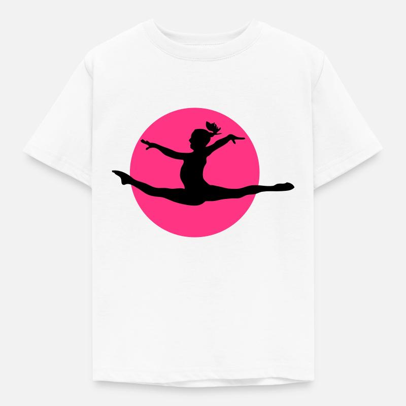 Kunst & Bodenturnen - Kinder T-Shirt - Weiß