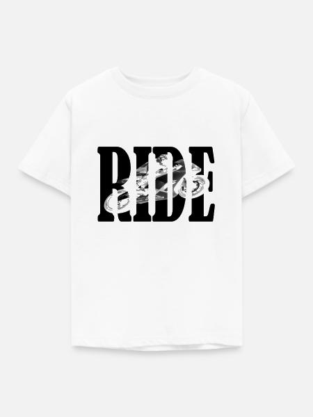 Motorradfahrt - Kinder T-Shirt - Weiß