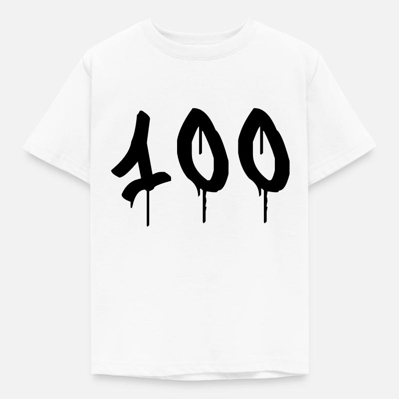 Graffiti : 100 - Kids' T-Shirt - white