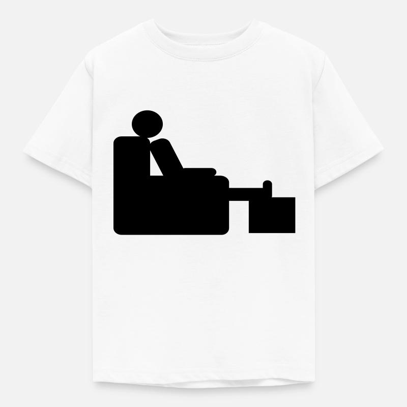 sofa - Kinder T-Shirt - Weiß