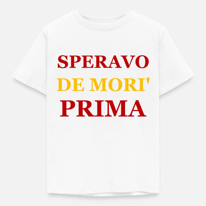 SPERAVO DE MORI PRIMA - Maglietta per bambini - bianco