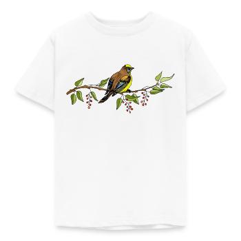 Ptak - Koszulka dziecięca - biały - Przód - AI Model Kid Male (0cm)