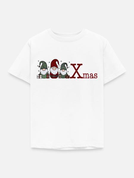 Wichtel Xmas - Kinder T-Shirt - Weiß
