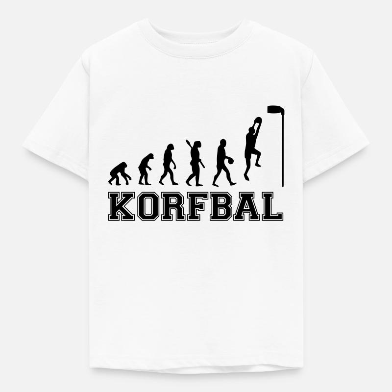 évolution korfball2 0 - T-shirt Enfant - blanc