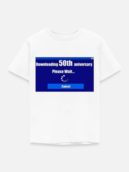 50-jähriges Jubiläum - Kinder T-Shirt - Weiß