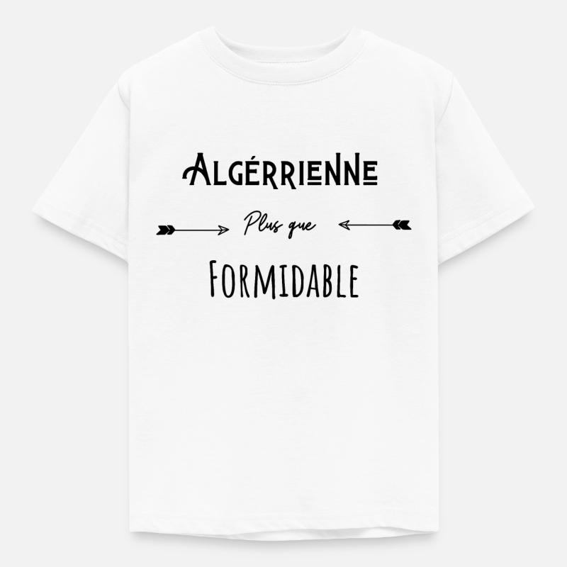 algérienne plus que formidable - T-shirt Enfant - blanc