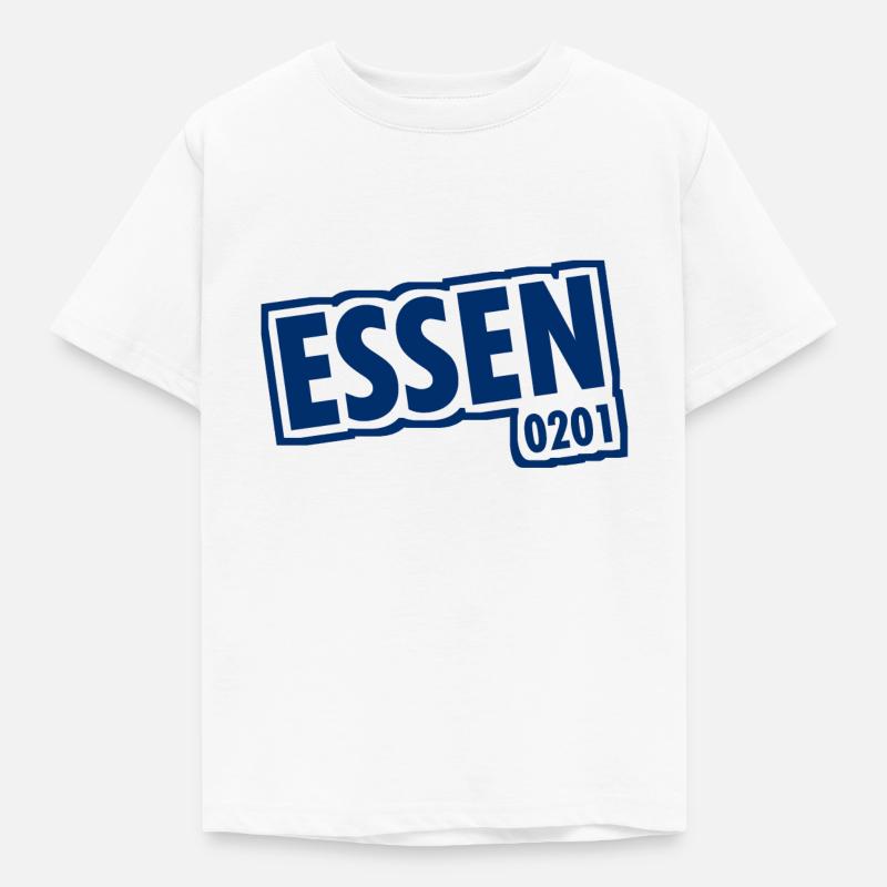 Essen - 0201 - Area Code - Slogan - Kids' T-Shirt - white