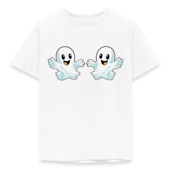 Geister - Kinder T-Shirt - Weiß - Vorne - AI Model Kid Male (0cm)