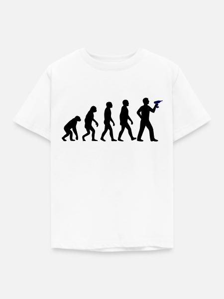 DIY Evolution DIY Werkstatt - Kinder T-Shirt - Weiß