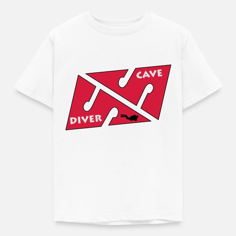 cave_diver_01 - T-shirt Enfant - blanc