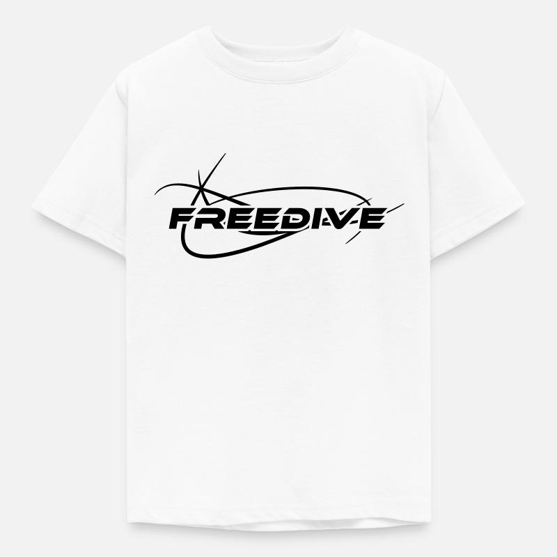 Freedive - Kids' T-Shirt - white