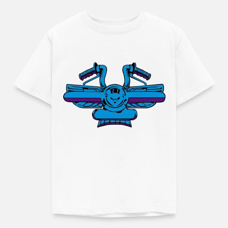 A background controllers - Kids' T-Shirt - white
