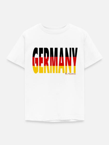 germany - Kinder T-Shirt - Weiß