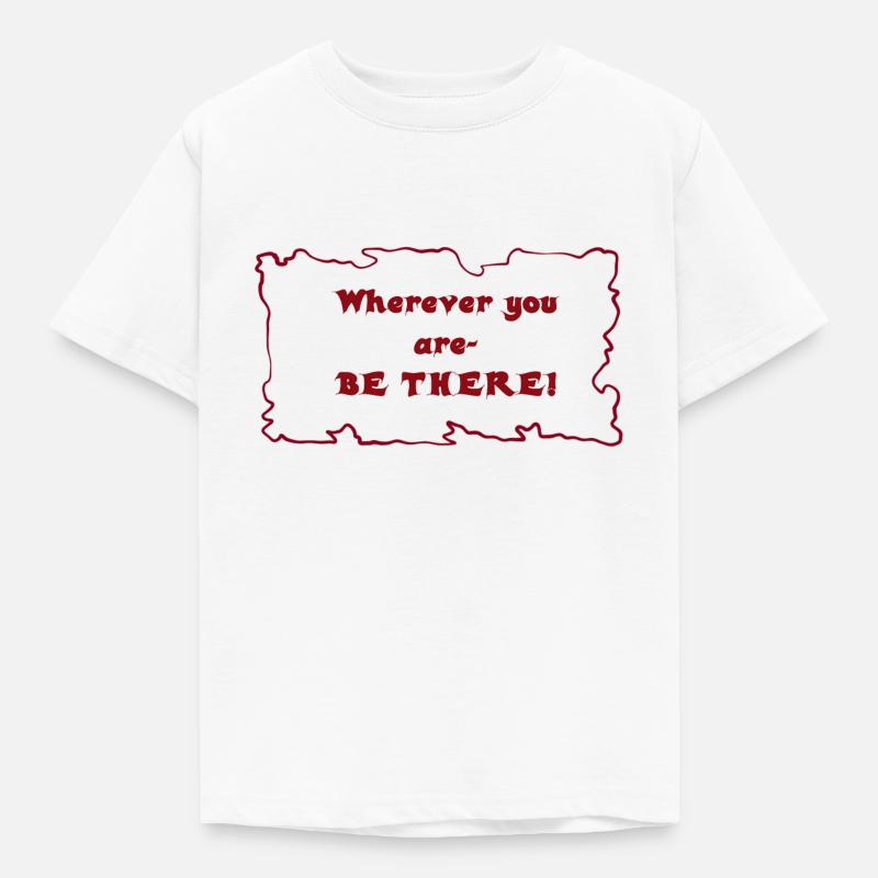 Sei da! - Kinder T-Shirt - Weiß