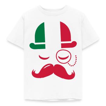 Italie nation à la mode rétro emblématique - T-shirt Enfant - blanc - Devant - AI Model Kid Male (0cm)