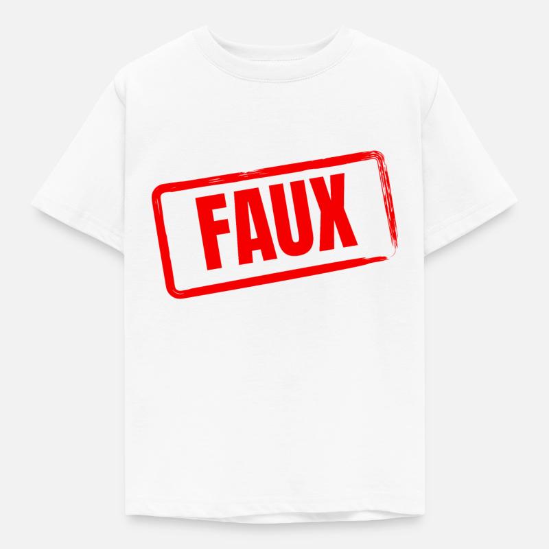 FALSE - Kids' T-Shirt - white
