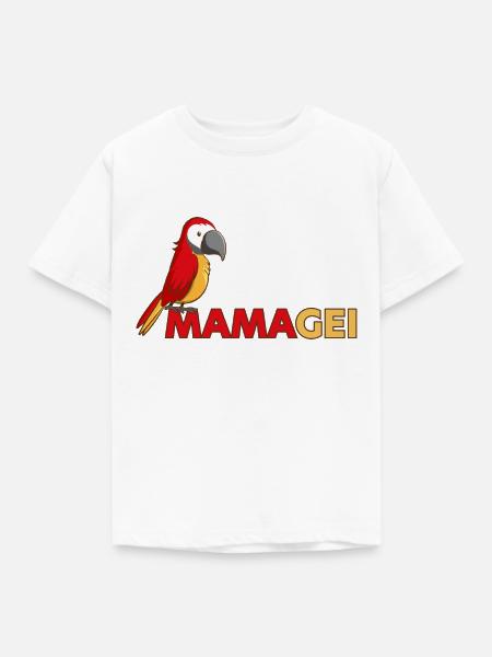MAMAGEI - Kinder T-Shirt - Weiß