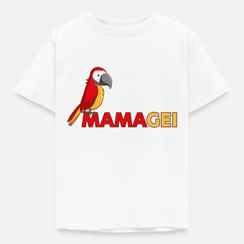 MAMAGEI - Kinder T-Shirt - Weiß