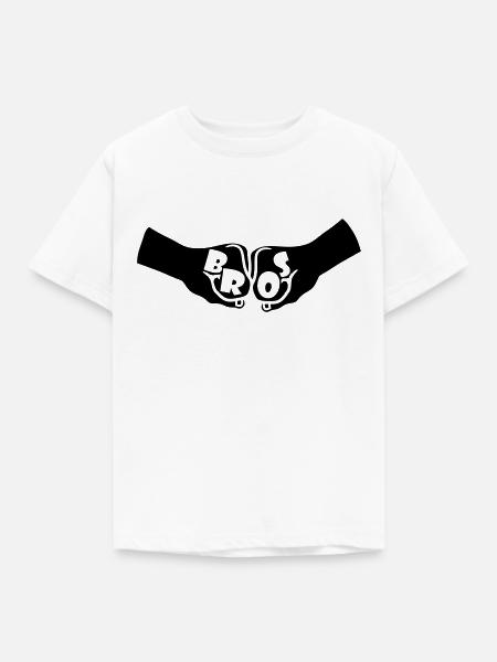 Fäuste Bros Team - Kinder T-Shirt - Weiß