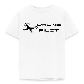 Drone Pilot - Kinder T-Shirt - Weiß - Vorne - AI Model Kid Male (0cm)
