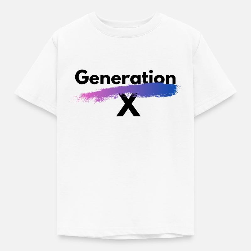 Generation X - Kinder T-Shirt - Weiß