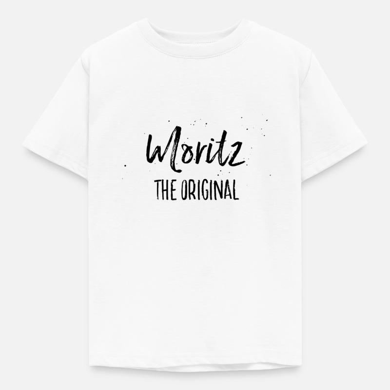 Moritz - Kinder T-Shirt - Weiß
