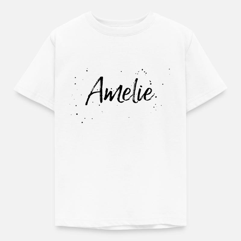 Amelie - Kinder T-Shirt - Weiß