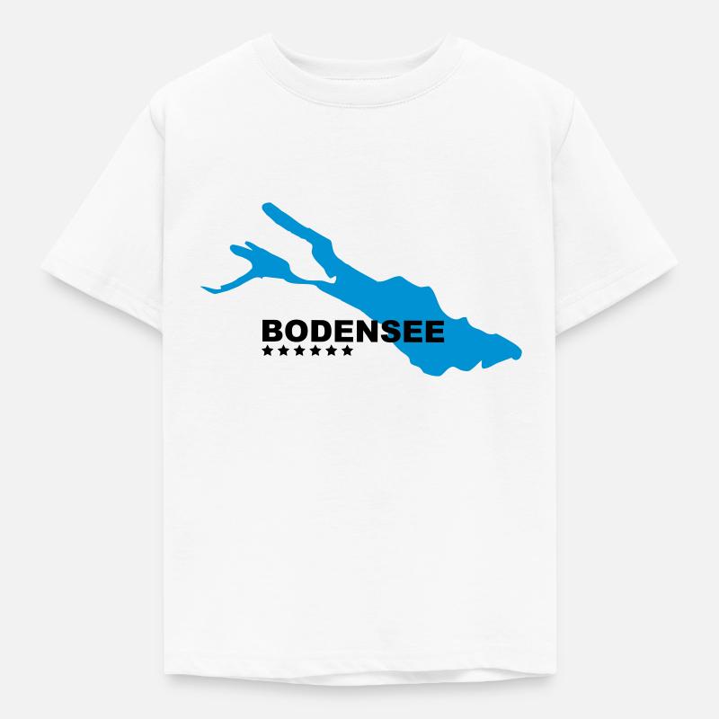 Bodensee - Kinder T-Shirt - Weiß