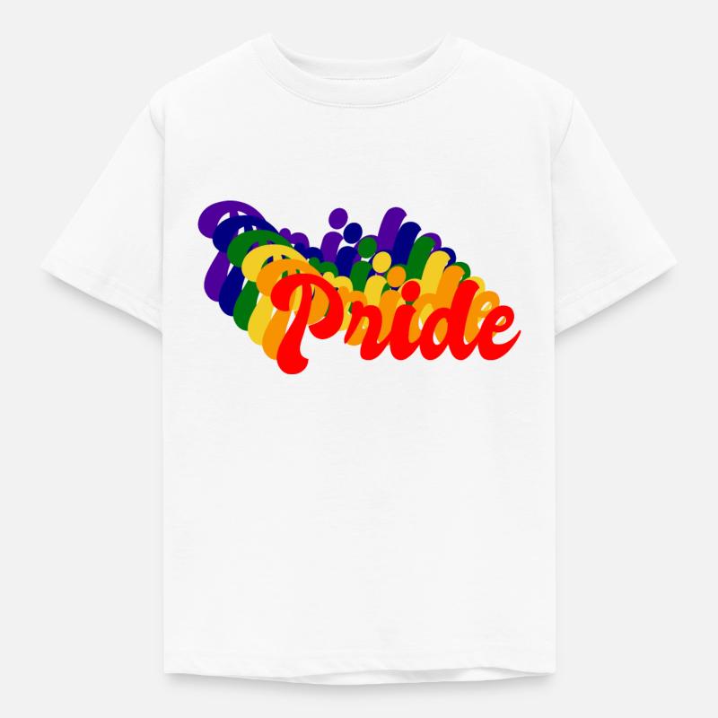 Pride LGBT Retro - T-shirt Enfant - blanc