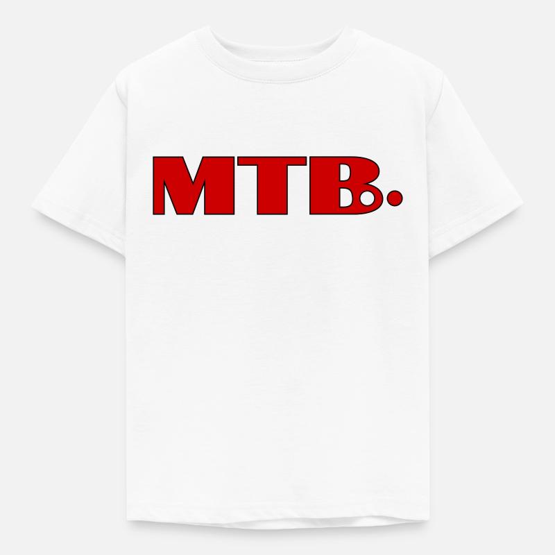 MTB - Kids' T-Shirt - white