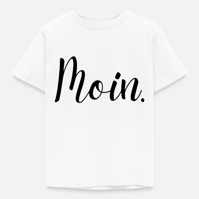 Moin - Kinder T-Shirt - Weiß