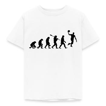 Évolution Du Basket-ball Cadeau - T-shirt Enfant - blanc - Devant - AI Model Kid Male (0cm)