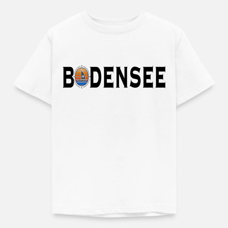 Bodensee - Kinder T-Shirt - Weiß