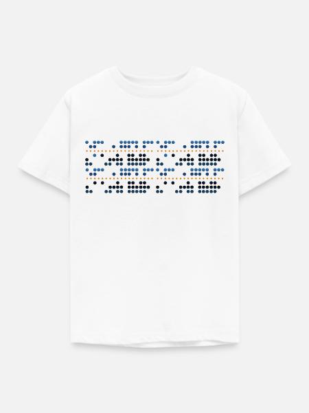 TheCode_Coloured - Kinder T-Shirt - Weiß