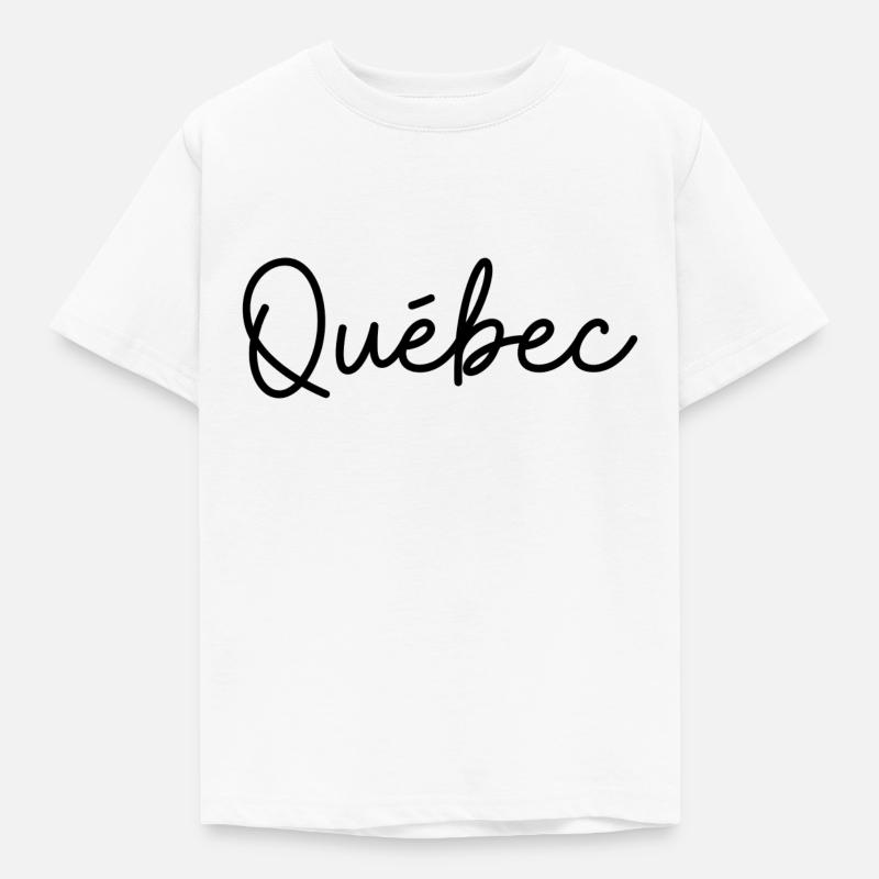 quebec city gift idea - Kids' T-Shirt - white