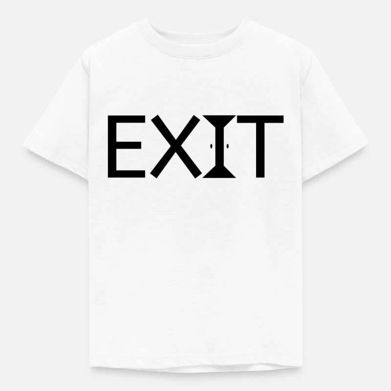 Exit - Kids' T-Shirt - white