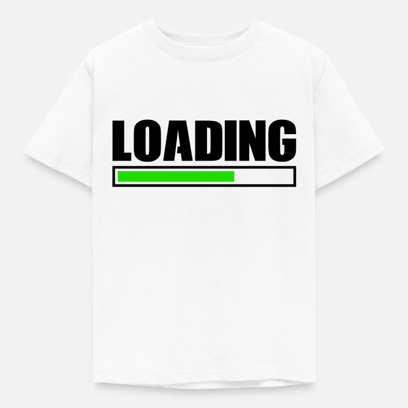 loading - Kinder T-Shirt - Weiß
